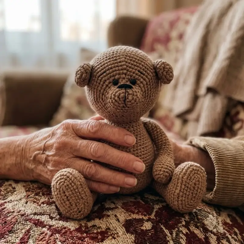 Complimentary Intermediate crochet pattern: Little Teddy Bear Amigurumi Pattern - Simple to follow guide