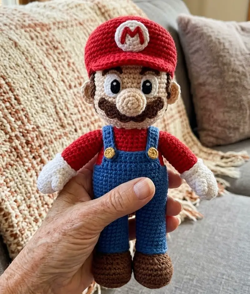 Complimentary Intermediate crochet pattern: Super Mario Amigurumi Pattern - Simple to follow guide