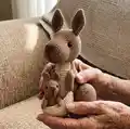 Mommy Kangaroo & Baby Amigurumi Pattern step 4 - final assembly and finishing
