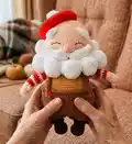 Le Pere Noel Amigurumi Pattern step 1 - construction progress