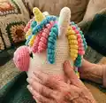 Pillow- unicorn Amigurumi Pattern step 3 - details and accessories
