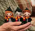 Hermione Granger Amigurumi Pattern step 4 - final assembly and finishing