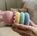 Rainbow Bunny Amigurumi Pattern step 3 - details and accessories
