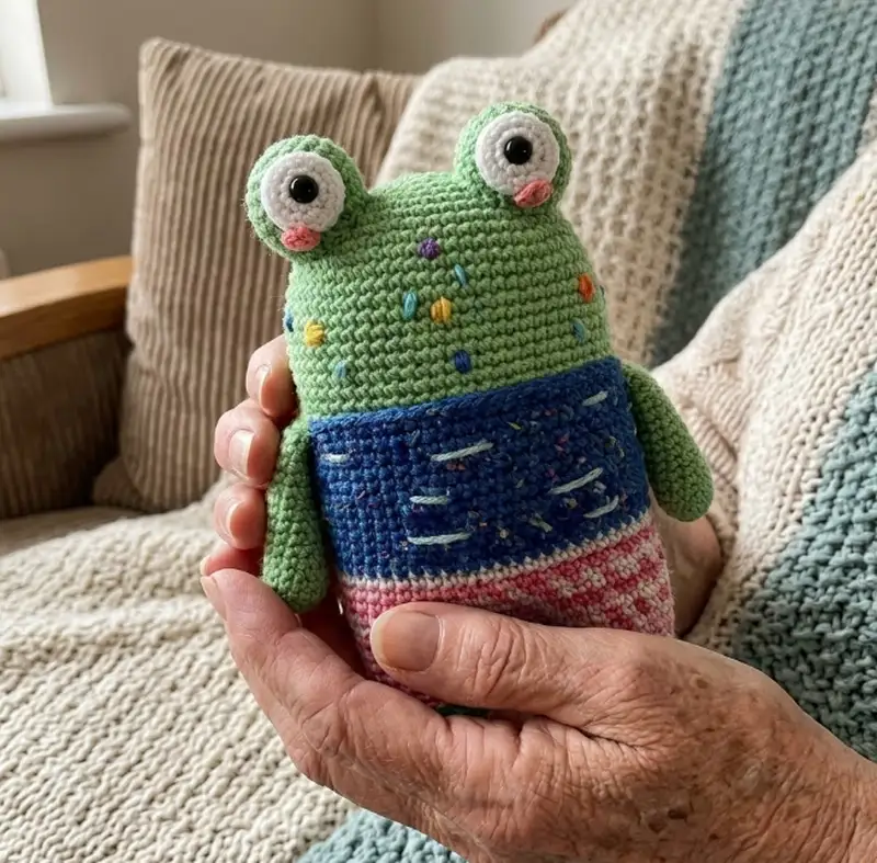 Complimentary Intermediate crochet pattern: Minimals Frog Amigurumi Pattern - Simple to follow guide