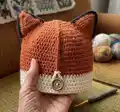 Fox Hat Pattern step 4 - final assembly and finishing