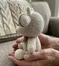 Asher the Ox Amigurumi Pattern step 3 - details and accessories