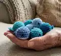 Mini Whale Amigurumi Pattern step 1 - construction progress