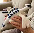 Lugia Plushie Amigurumi Pattern step 4 - final assembly and finishing