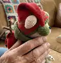 Christmas Outfit Amigurumi Pattern step 3 - details and accessories