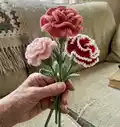 Crochet Flower Patterns Book Pattern step 4 - final assembly and finishing