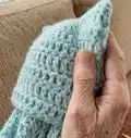 Kitty Scarf Amigurumi Pattern step 3 - details and accessories