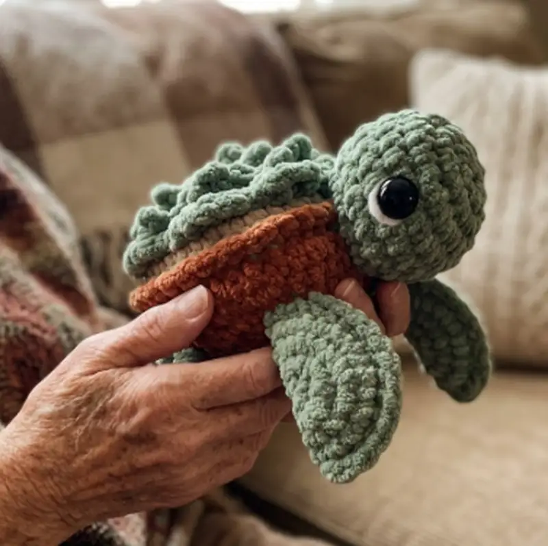 Complimentary Intermediate crochet pattern: Succulent Turtle Amigurumi Pattern - Simple to follow guide