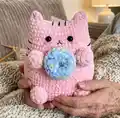 Cute cat Amigurumi Pattern step 4 - final assembly and finishing
