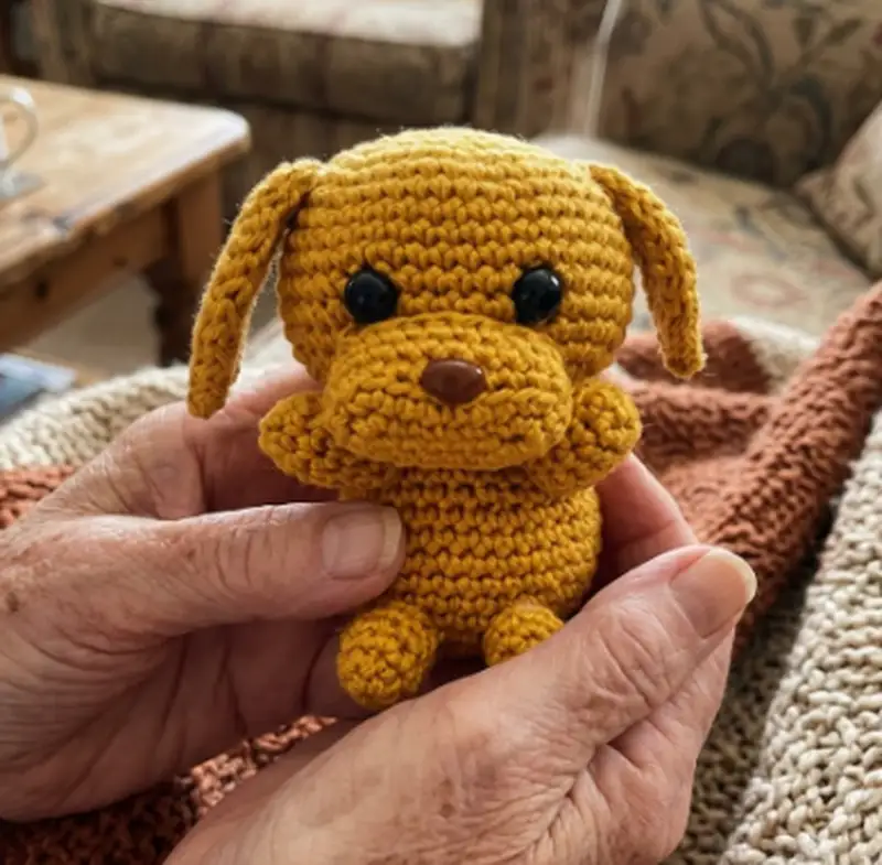 Complimentary Intermediate crochet pattern: Puppy Dog Friend Amigurumi Pattern - Simple to follow guide