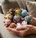 Mini Animal Amigurumi Pattern step 1 - construction progress