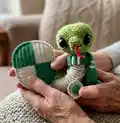 Snake Slythie Amigurumi Pattern step 1 - construction progress