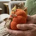 Pumpkin Amigurumi Pattern step 3 - details and accessories