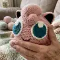 Jigglypuff Amigurumi Pattern step 4 - final assembly and finishing