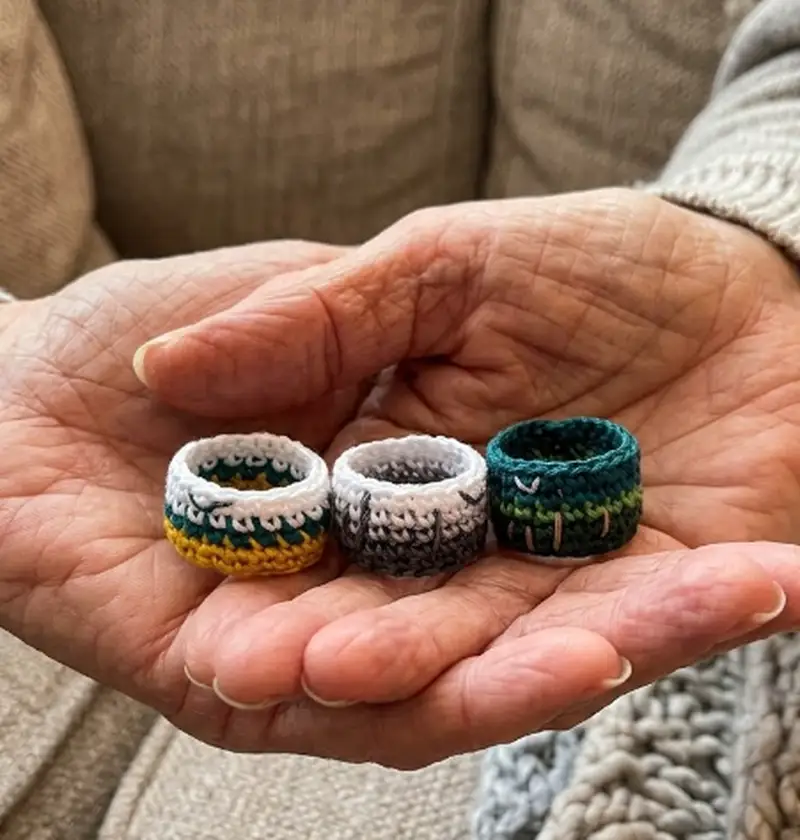 Complimentary Beginner Friendly crochet pattern: Crochet Landscape Rings Pattern - Simple to follow guide