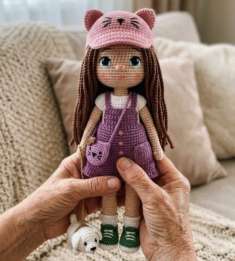 Complimentary Intermediate crochet pattern: Mimosa Baby Amigurumi Pattern - Simple to follow guide