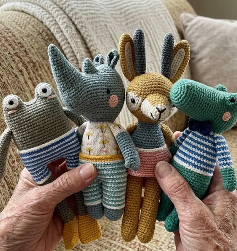 Complimentary Intermediate crochet pattern: Pica Pau Animal Friends Amigurumi Pattern - Simple to follow guide