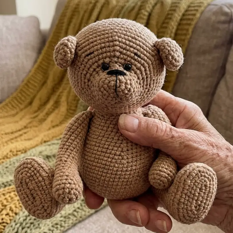 Complimentary Intermediate crochet pattern: Little Teddy Bear Amigurumi Pattern - Simple to follow guide