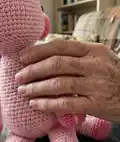 Lily the Piglet Amigurumi Pattern step 3 - details and accessories