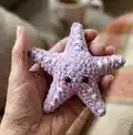Starfish Amigurumi Pattern step 4 - final assembly and finishing