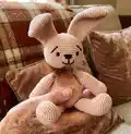 Bunny Amigurumi Pattern step 4 - final assembly and finishing