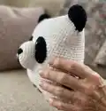 Pillow-panda Amigurumi Pattern step 3 - details and accessories