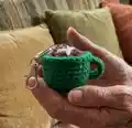 It's Coffee Time Keychains Amigurumi Pattern step 3 - details and accessories