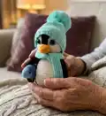 Penguin Lilo Amigurumi Pattern step 1 - construction progress