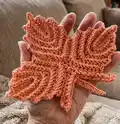 Canadian Maple Leaf Amigurumi Pattern step 4 - final assembly and finishing