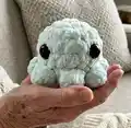 Mini Chubby Baby Octopus Amigurumi Pattern step 1 - construction progress