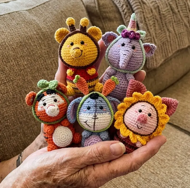 Complimentary Intermediate crochet pattern: Winnie the Pooh Amigurumi Pattern - Simple to follow guide