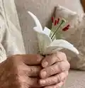 Crochet Lily Pattern step 3 - details and accessories