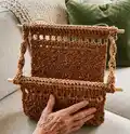 The Boho Book Nook Pattern step 4 - final assembly and finishing