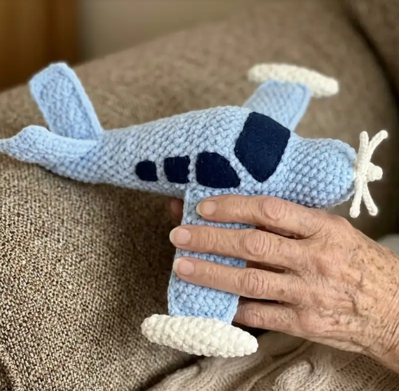 Complimentary Intermediate crochet pattern: Plush Bonanza Beechcraft V-tail Amigurumi Pattern - Simple to follow guide