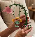 Flower Garden Lamp Amigurumi Pattern step 1 - construction progress