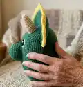 Pillow- Dino Amigurumi Pattern step 3 - details and accessories