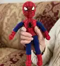 The Spiderman Amigurumi Pattern step 1 - construction progress