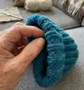 Winter Is Coming Beanie Pattern step 2 - assembly progress