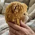 Alan the Lion Amigurumi Pattern step 3 - details and accessories