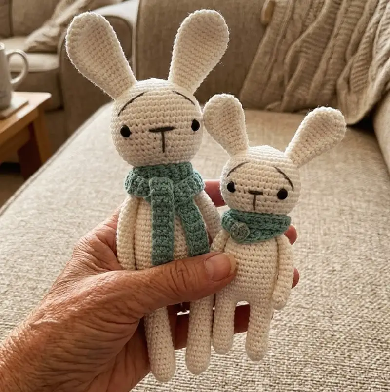 Quality crochet pattern: Straight Bunny Amigurumi Pattern - Beginner Friendly level guide with complete instructions