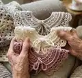 Lovely Collar Crochet Pattern step 4 - final assembly and finishing