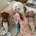 LULU the mermaid Amigurumi Pattern step 3 - details and accessories