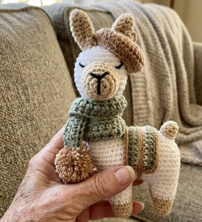 Complimentary Intermediate crochet pattern: Louisa Llama Amigurumi Pattern - Simple to follow guide