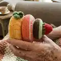 Fruit Stacking Toy Amigurumi Pattern step 3 - details and accessories