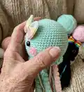 Jellyfish Amigurumi Pattern step 3 - details and accessories