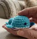 Mini Whale Amigurumi Pattern step 3 - details and accessories